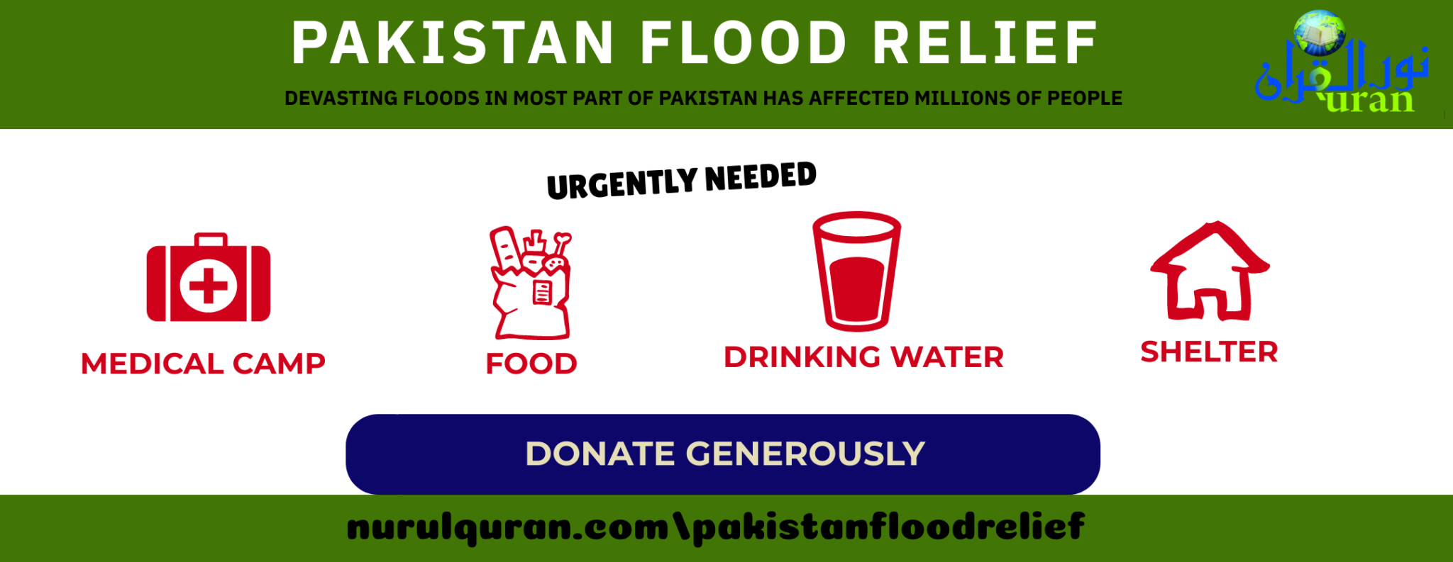 Pakistan Flood Relief – NurulQuran